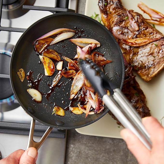 KitchenAid Hard Anodized Induction Nonstick Fry Pan/Skillet, 8.25 Inch, Matte Black