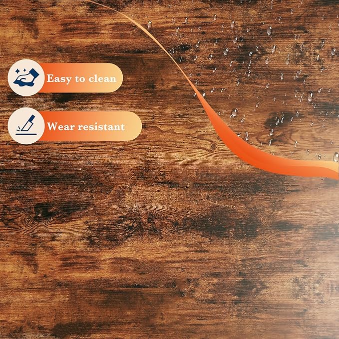 Flip Top Coffee Table with Storage, Square Coffee Tables with Large Hidden Compartment, Farmhouse Rustic Pottery Barn Coffee Table with Opening & Shelf for Living Room, Assembly Required