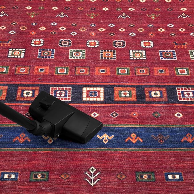 Keen Home Design 2x3 Rug - Machine Washable Entry Rug with Non-Slip Backing, Ideal for Enteryway, Kitchen, Bathroom, Laundry Room - Vintage, Easy Clean, Durable, Low Pile Rug - (2' x 3')