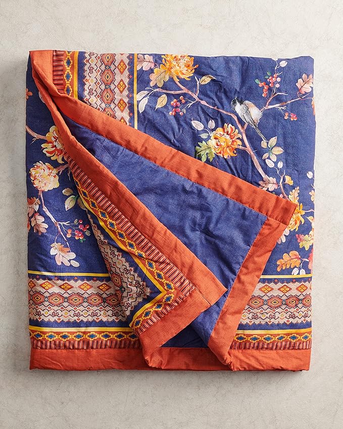 Maison d' Hermine Throw Blanket for Couch Lightweight Soft Warm Breathable Cotton Throw Blankets for Bed Girls Boys Women Men Gifts Sofa Travel Living Room Chair Bedding (50"x60", Kelim)