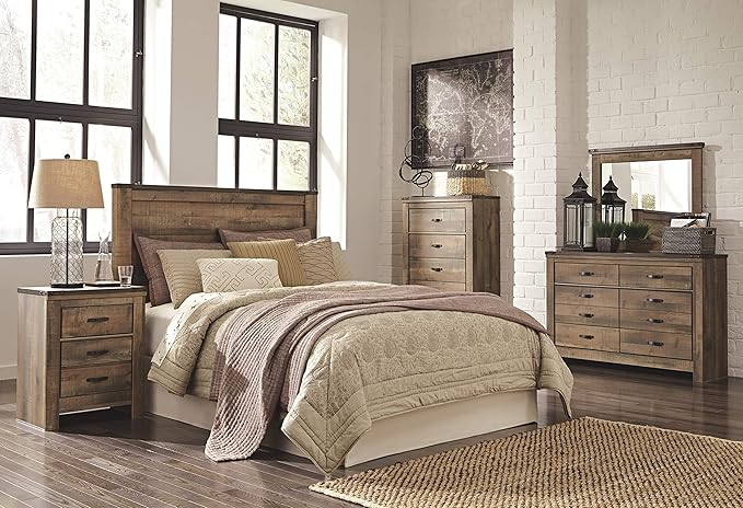 Signature DESIGN BY ASHLEY Panel Headboard, Queen, Brown