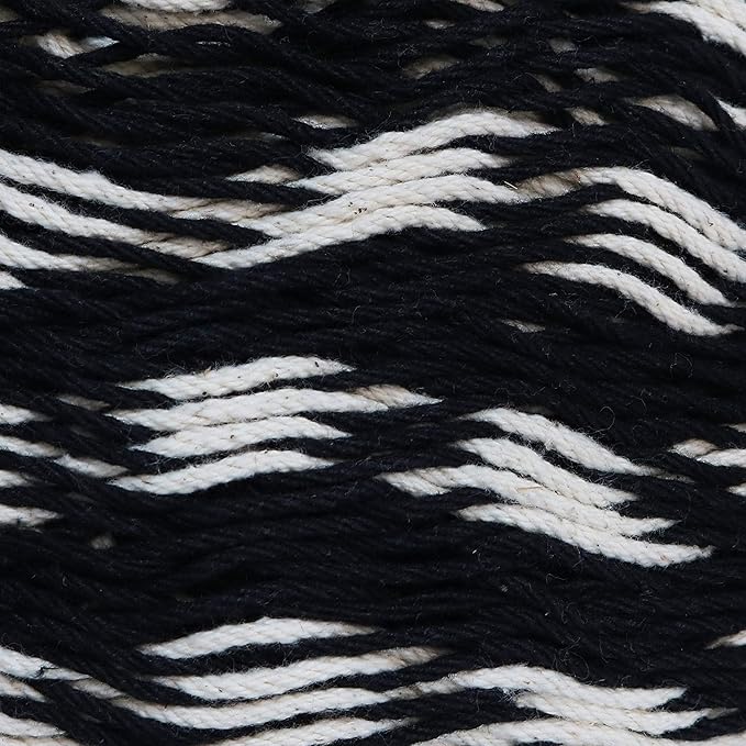 Sunnydaze Handwoven XXL Thick Cord Mayan Double Hammock for Outside - 625-Pound Capacity Heavy-Duty Outdoor Hammock - Black/Natural