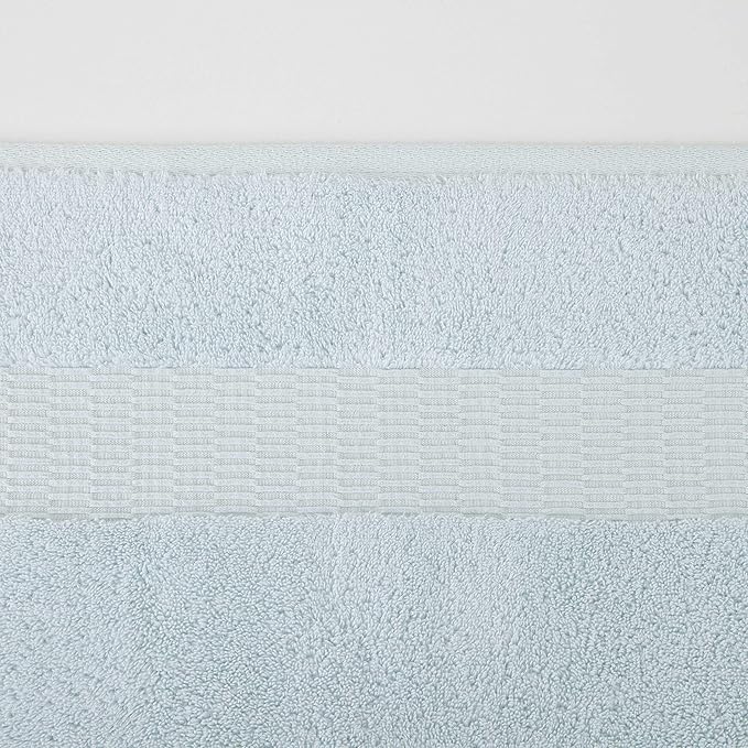 Tommy Bahama - Bath Towels Set, Soft & Highly Absorbent Cotton, Low Linting & Fade Resistant Bathroom Essentials (Long Branch Blue, 3-Piece)