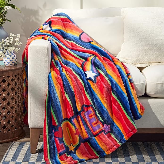 Vera Bradley Women's Fleece Plush Throw Blanket