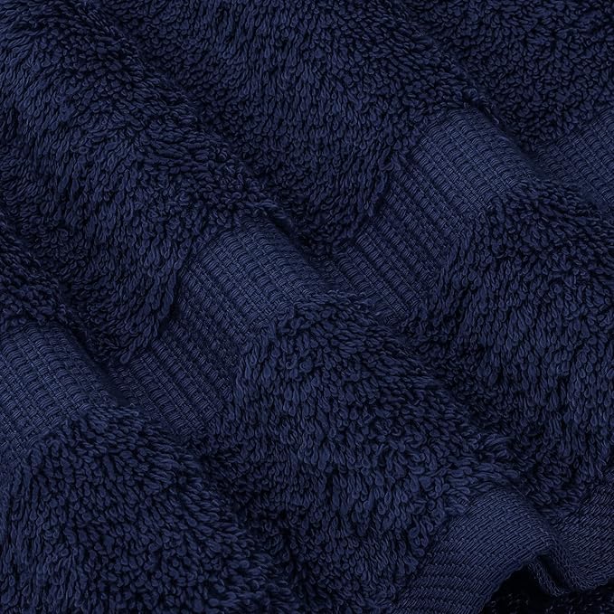 Chakir Turkish Linens, 100% Cotton Premium Quality Turkish Bath Sheets (35''x70'' Large Bath Sheet Towels - Navy)