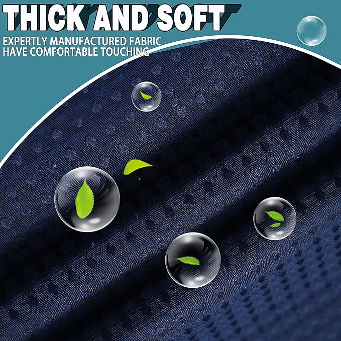 Conbo Mio No Hook Waffle Weave Shower Curtain with Snap in Liner Set, Hotel Luxury Navy Blue Shower Curtains for Bathroom with See Through Top Window, Waterproof, Washable 71W x 74H