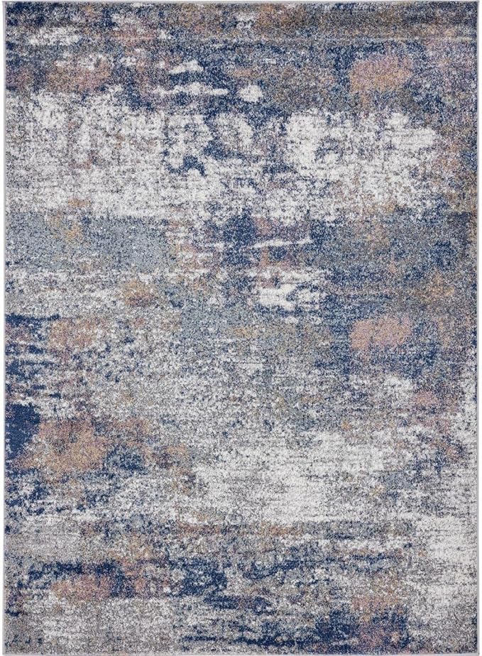 LUXE WEAVERS Hampstead Collection 941 Multi 5x7 Modern Area Rug