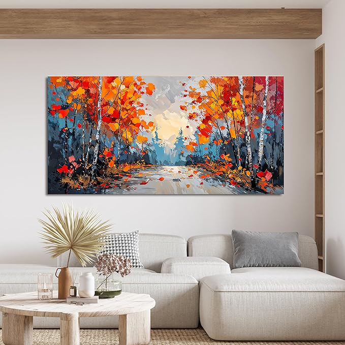 Canvas Wall Art Decor Large Vintage Wall Art Prints Wall Art Pictures for Living Room Canvas Art Wall Decor Nature Botanical Wall Art Decorations Oversized Artwork for Walls Home Office Decor 29"X58"