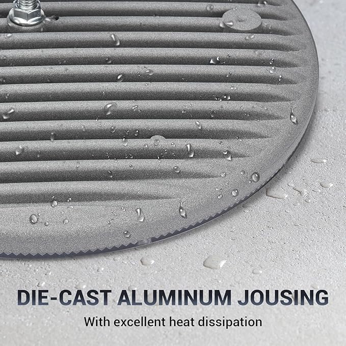 4 Pack 500W UFO Led High Bay Light,120VAC,5000K Daylight Commercial Bay Lighting,IP66 Waterproof,71050LM,2150W MH/HPS with Plug Area Lighting for Warehouse/Shop/Workshop/Barn/Gym/Factory