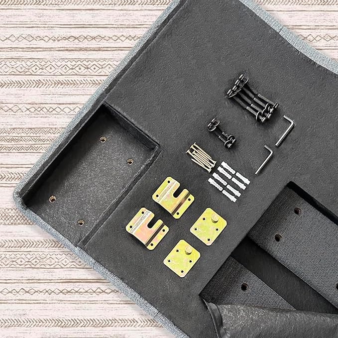 Velvet Upholstered Headboard Queen/Full Size Latest Model Wall Mount, Bed Frame Mount, Featuring High-Density Sponge Padding, Luxury Texture Easy Assembly Comfort and Style-Linen