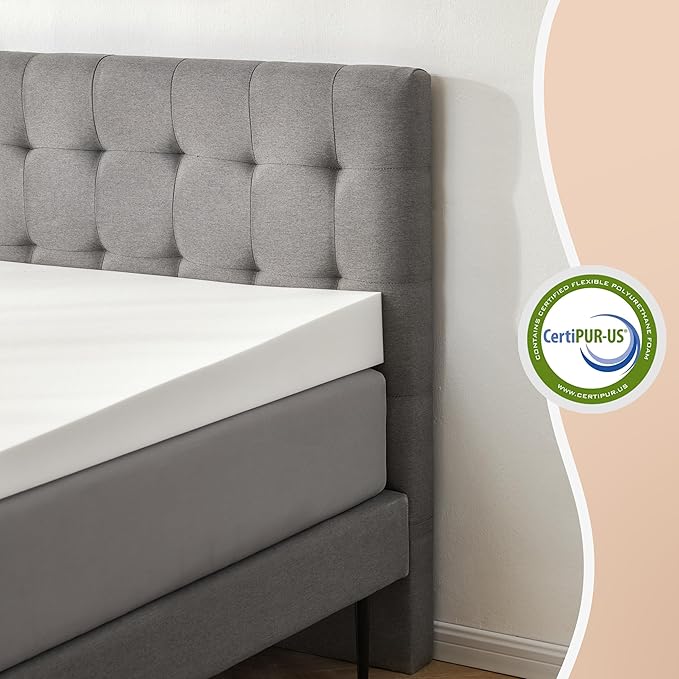 Mattress Wedge Only, 5-Inch Full Inclined Bed Wedge Mattress Topper for Acid Reflux, GERD, Neck & Back Pain, Snoring, Adjustable Elevator Under Mattress Support for Bedroom