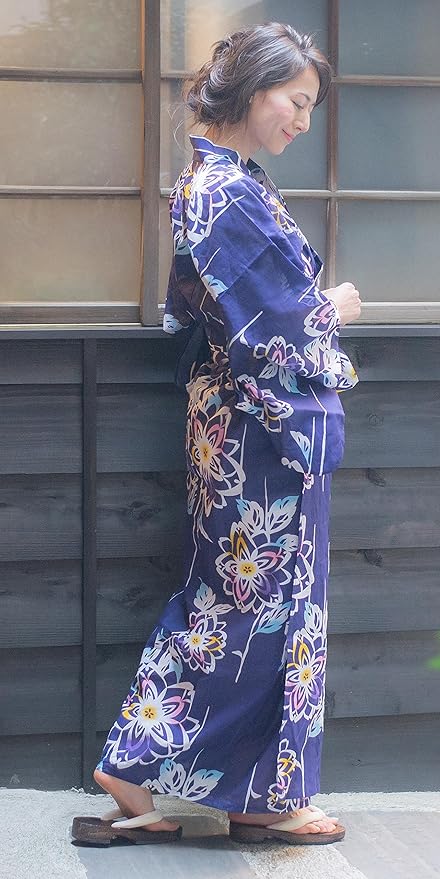 Kimura Jitsugyo Women's Kyoto Traditional Easy Wearing Kawaii Yukata Robe(Japanese Casual Kimono) Set 2