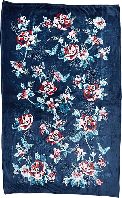 Vera Bradley Women's Fleece Plush Throw Blanket