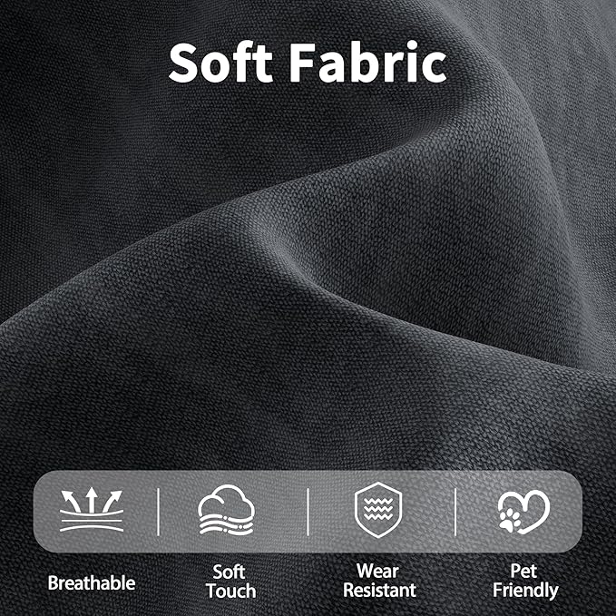 83" Pull Out Sleeper Couch with Storage Chaise, Couch, Sofa Bed, Convertible L Shaped Sofa for Living Room, Apartment, Dark Grey