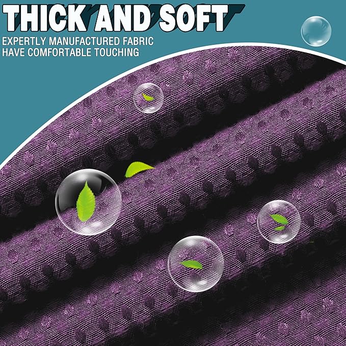 Extra Long No Hook Waffle Weave Shower Curtain with Snap in Liner Set, Hotel Luxury Purple Shower Curtains for Bathroom with See Through Top Window, Waterproof, Washable 71W x 84H