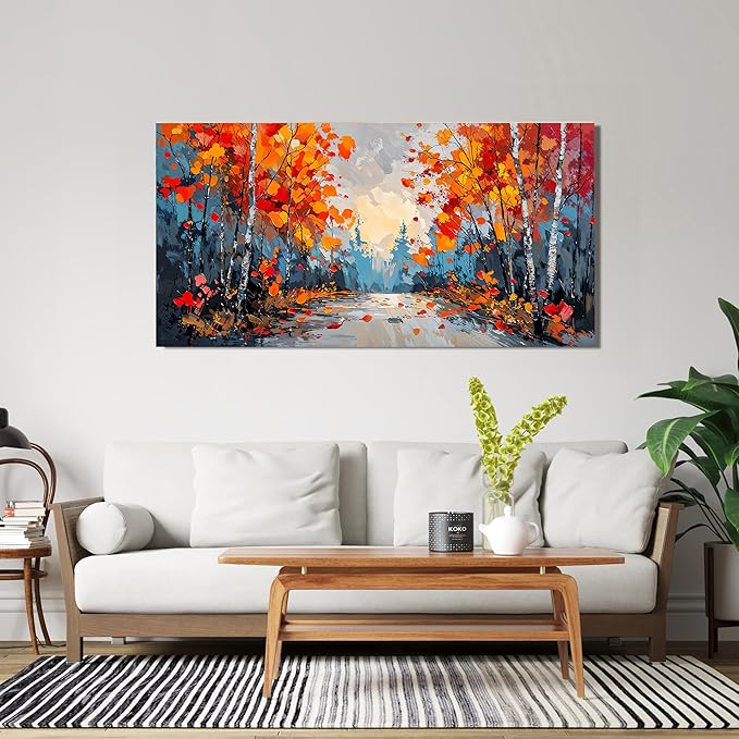 Canvas Wall Art Decor Wall Art Pictures for Living Room Canvas Art Wall Decor Vintage Nature Wall Art Prints Mountain Botanical Wall Art Decorations Artwork for Walls Bedroom Office Decor 20" X 40"