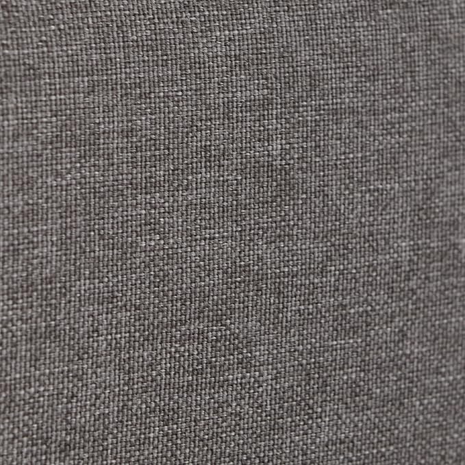 Livinia Stella Full Size Platform Bed, Fabric Upholstered Full Bed Frame with Height Adjustable Headboard Footboard, Strong Wood Slats, No Box Spring Needed, Gray