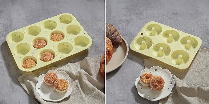 46PCS Silicone Bakeware Set Cake Molds Set For Baking, Including Baking Pan, Cake Mold, Cake Pan, Toast Mold, Muffin Pan, Donut Pan, And Cupcake Mold Silicone Baking Cups Set
