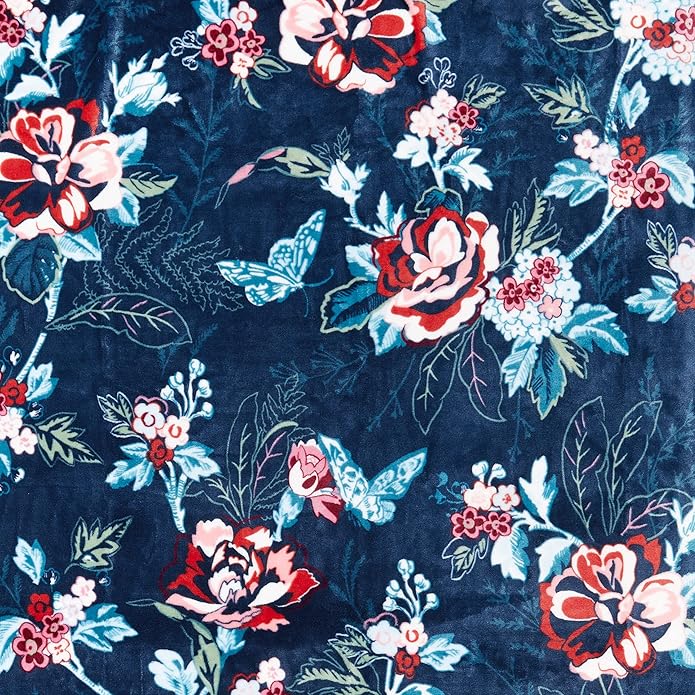 Vera Bradley Women's Fleece Plush Throw Blanket