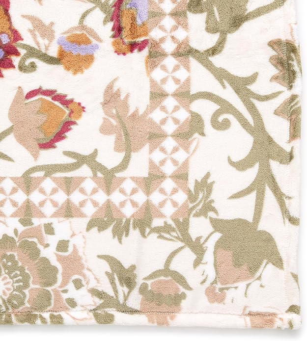 Vera Bradley Women's Fleece Plush Throw Blanket