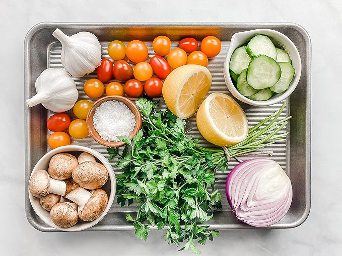 USA Pan 3-Piece Warp Resistant Non-Stick Aluminized Steel Bakeware Set