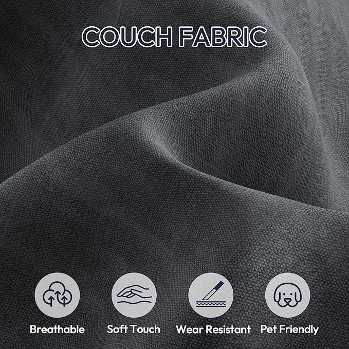 Sleeper Sofa Bed, Modular Sectional Couch with Pull Out Bed, L Shaped Sectional Convertible SofaBed with Storage Seat, for Living Room Apartment Bedroom Office Black Velvet