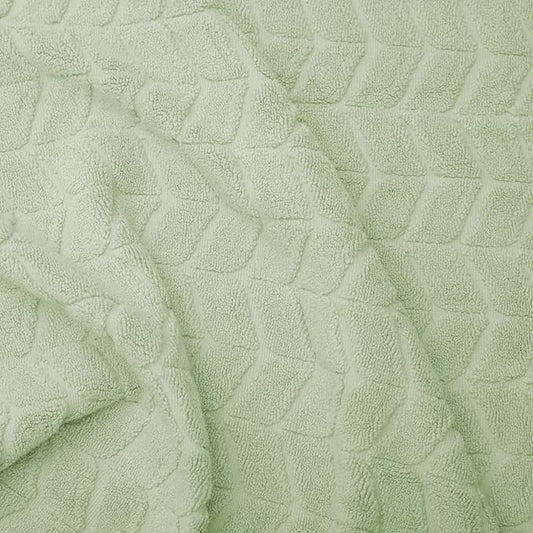 Ultra Soft & Stylish 700 GSM Luxury Washcloth Set (6 Piece - 13 x 13 in.) - 100% Zero-Twist, Long-Staple Cotton - Remarkably Absorbent Washcloths (Eucalyptus Green)