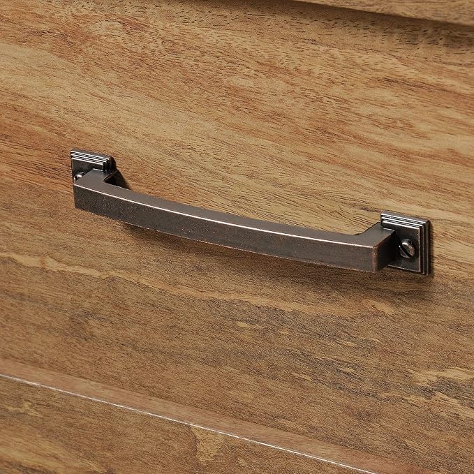 Sauder Cannery Bridge 4-Drawer Chest, L: 31.26" x W: 18.58" x H: 41.5", Sindoori Mango finish