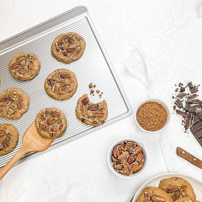 USA Pan 3-Piece Warp Resistant Non-Stick Aluminized Steel Bakeware Set