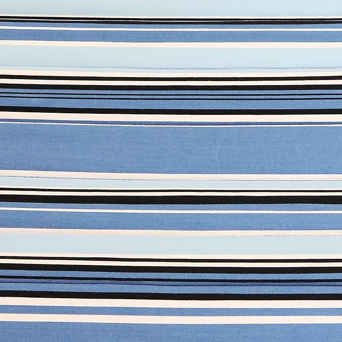 Sunnydaze Quilted Outdoor Hammock with Spreader Bars - Heavy-Duty 450-Pound Capacity Double Hammock for Outside - Misty Beach