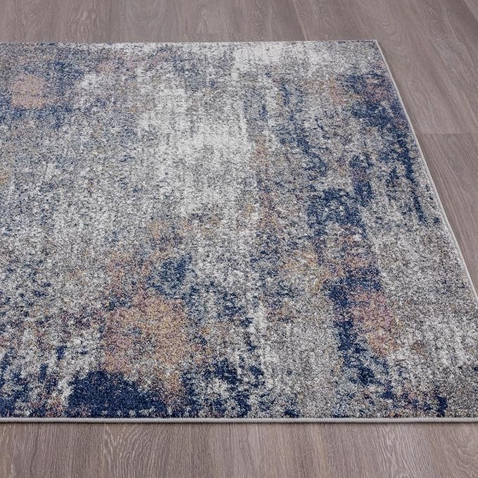 LUXE WEAVERS Hampstead Collection 941 Multi 5x7 Modern Area Rug