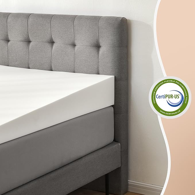 Mattress Wedge Only, 7-Inch Queen Inclined Bed Wedge Mattress Topper for Acid Reflux, GERD, Neck & Back Pain, Snoring, Adjustable Elevator Under Mattress Support for Bedroom