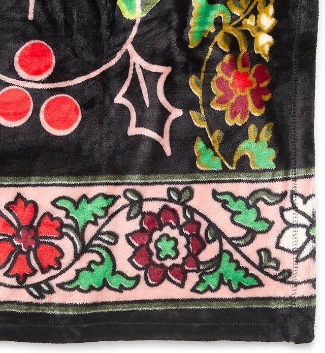 Vera Bradley Women's Fleece Plush Throw Blanket