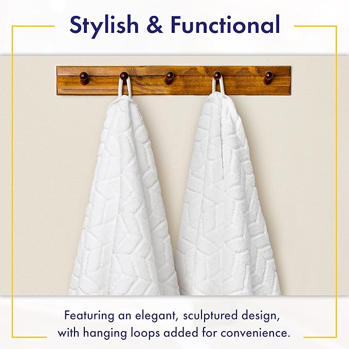 Ultra Soft & Stylish 700 GSM Luxury Bath Sheets | Pack of 2 | Extra Large 35x70 Inches | 100% Zero-Twist, Long-Staple Cotton | Remarkably Absorbent (Papyrus)