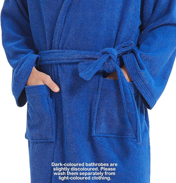 Mens Robe with Hood-Classic Terry Cloth Bathrobe for Men,Soft Knee Length Bathrobes