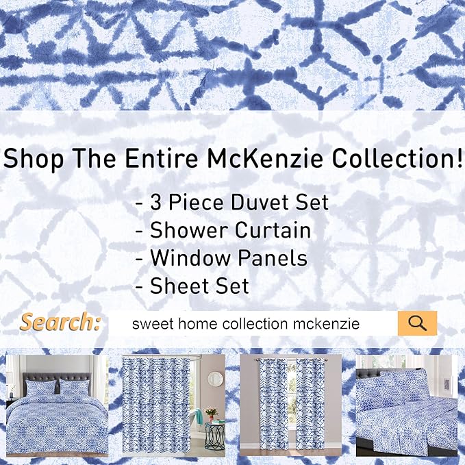 1500 Supreme Collection Extra Soft McKenzie Artful Balanced Light Blue Intricate Pattern Sheet Set, Queen - Luxury Bed Sheets Set with Deep Pocket Wrinkle Free Bedding, Queen
