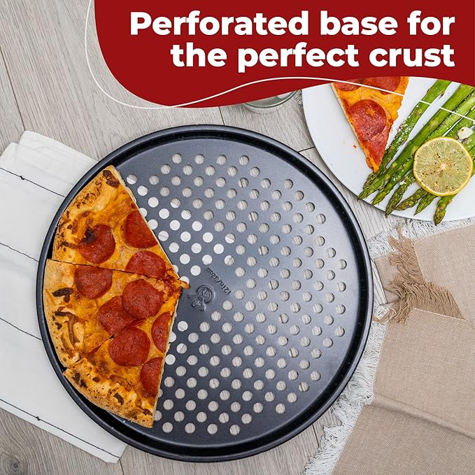 KITCHENATICS 12 PC Carbon Steel Baking Pans Set Nonstick, Kitchen Essentials for New Home, Nonstick Bakeware Sets with Cake and Muffin Tins, Non Stick Bread and Oven Pan - Black Stackable Bakeware Set