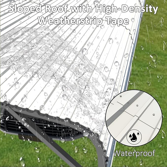 20x20 FT Carport with Metal Roof, Heavy Duty Metal Carport Canopy, Garage Car Shelter Shade for Outdoor, Car, Truck, Eggshell