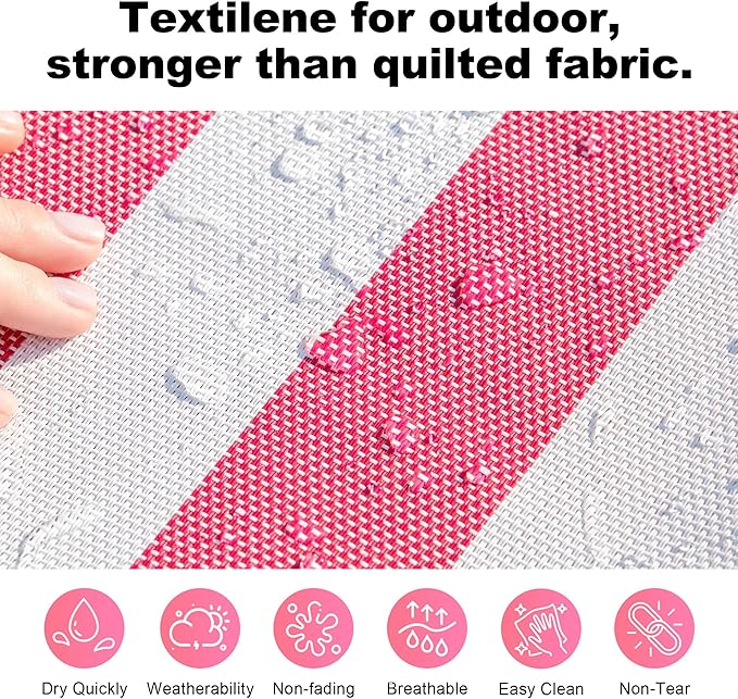 14ft Two Person Outdoor Hammock, Portable Camping with Folding Steel Spreader Bar, Carrying Bag, Carabiners, Tree Straps, Pillow & Sidebag, Quick Dry Textilene Fabric, 550 lbs Capacity (Blush)