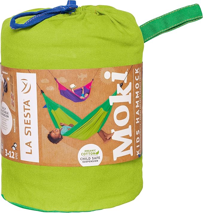 LA SIESTA Moki Froggy - Organic Cotton Kids Hammock