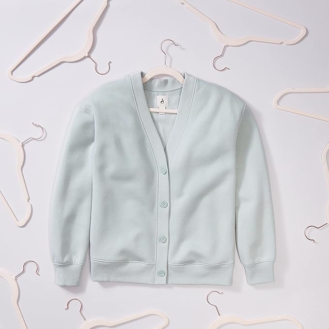 Amazon Basics Slim Velvet, Non-Slip Suit Clothes Hangers, Pack of 50, Blush Pink/Rose Gold