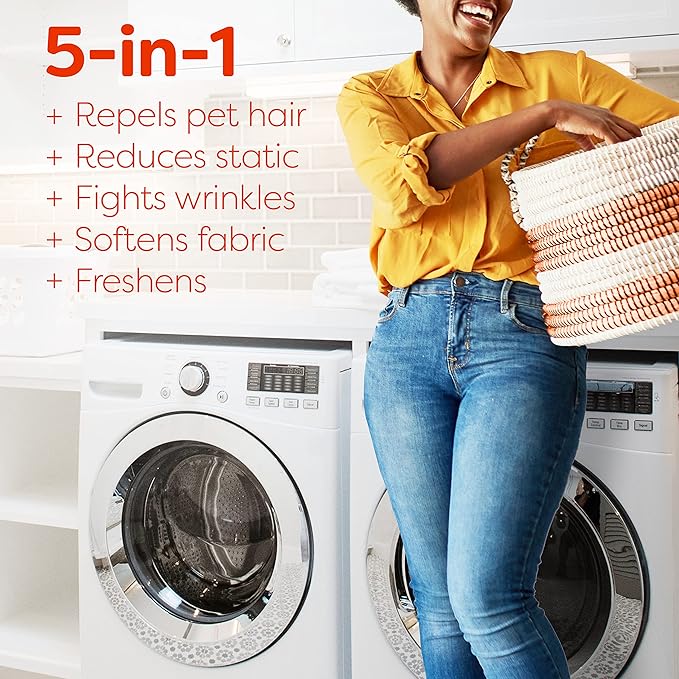 Bounce Pet Hair and Lint Guard Mega Fabric Softener Dryer Sheets with 3X Pet Hair Fighters, Fresh Scent, 180 Count (Packaging May Very) (Pack of 2)