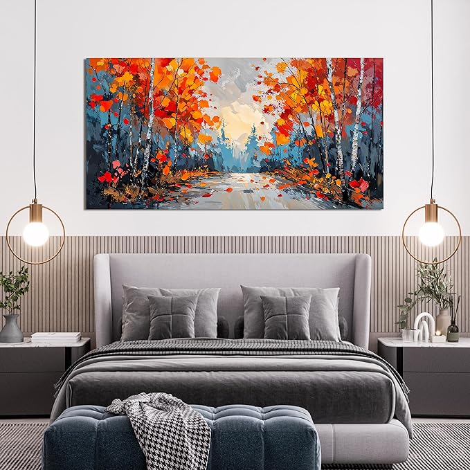 Canvas Wall Art Decor Wall Art Pictures for Living Room Canvas Art Wall Decor Vintage Nature Wall Art Prints Mountain Botanical Wall Art Decorations Artwork for Walls Bedroom Office Decor 20" X 40"