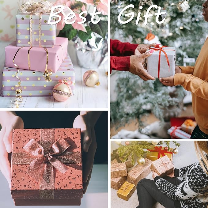 Famassi Rose Gold Desk Accessories，Office Supplies Set Acrylic Stapler Set Staple Remover, Tape Holder, 2 Ballpoint Pen, Scissor, Binder/Paper Clips and 1000pcs Staples.