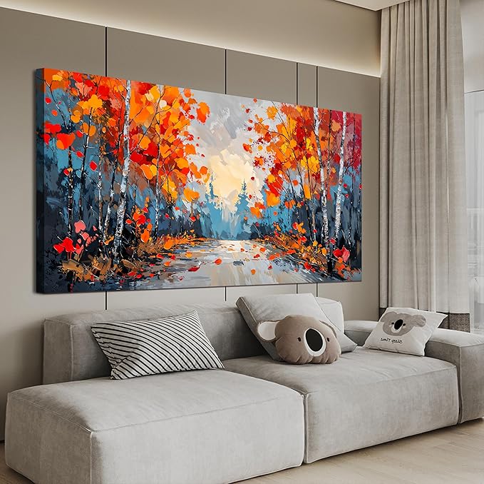 Canvas Wall Art Decor Large Vintage Wall Art Prints Wall Art Pictures for Living Room Canvas Art Wall Decor Nature Botanical Wall Art Decorations Oversized Artwork for Walls Home Office Decor 29"X58"