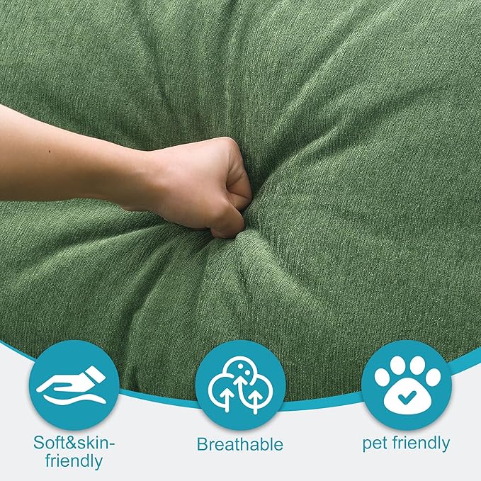 Sectional Couches for Living Room 109" L Shaped Cloud Couch Modern Modular Sectional Sofa Bad, Boneless Couch with Deep Seat, No Assembly Required (Chenille, Cream)