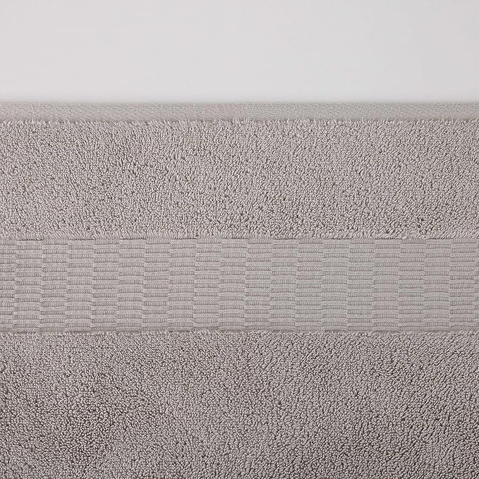 Tommy Bahama - Bath Towels Set, Soft & Highly Absorbent Cotton, Low Linting & Fade Resistant Bathroom Essentials (Long Branch Grey, 3-Piece)