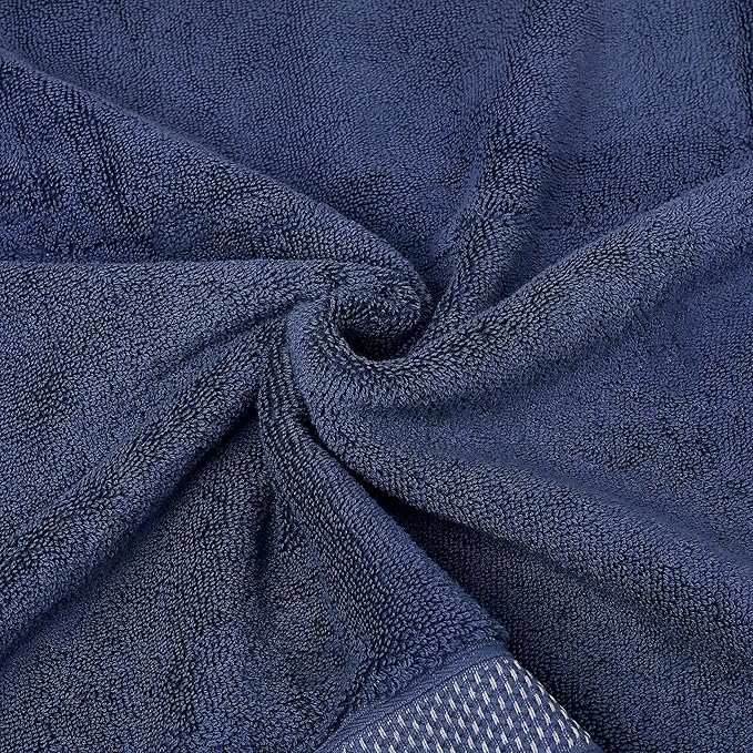 Super Absorbent Quick Drying | Hotel Grade Extra Large Bath Towels, 2-Piece Set, Bathroom Luxury Soft Towels-650GSM Cotton Luxury Beach Bath Towel 80x160cm (31.5x63 inches) (Dark Grey)