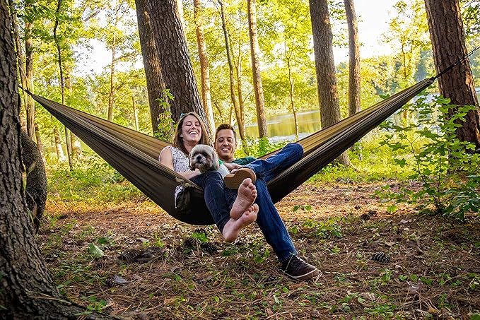 LA SIESTA® Colibri 3.0 Outdoor Hammock & Tree Straps - Camping Hammock for Outside, Hiking Travel Backpacking Hammock Portable, Passionflower