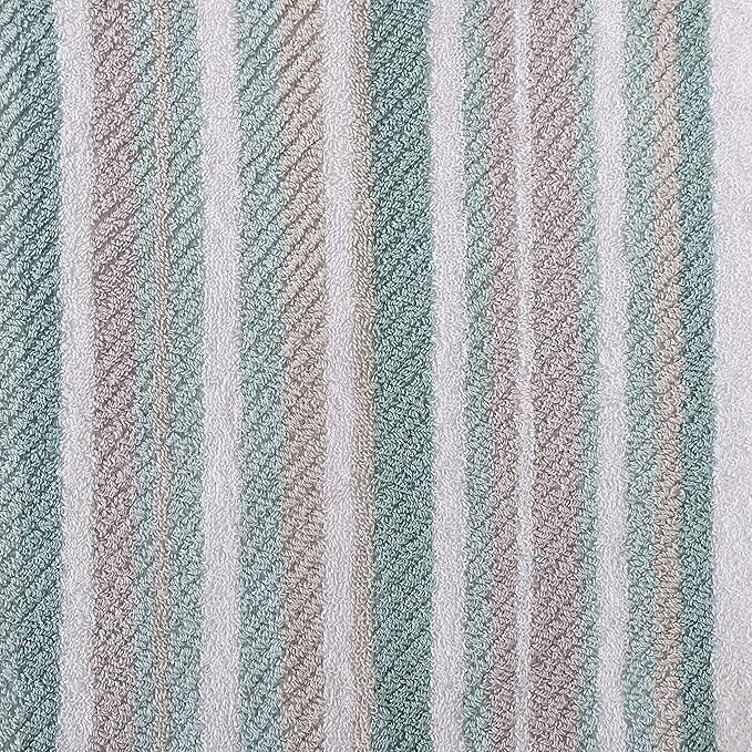 Tommy Bahama - Bath Towels Set, Highly Absorbent Cotton Bathroom Decor, Fade Resistant (Ocean Bay Blue, 3 Piece)